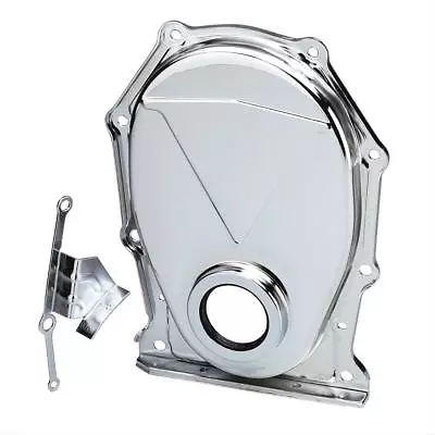  Big Block Mopar Chrome Timing Chain Cover & Timing Tab 383 400 413 426 440 • $19.99