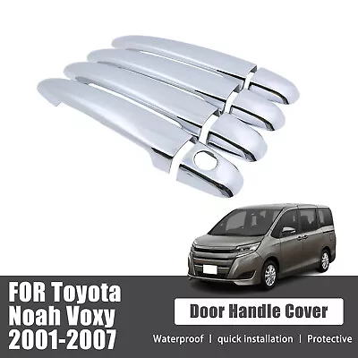 Exterior Car Door Handle Covers Trim For Toyota Noah Voxy R60 2001-2007 Chrome • $23.59