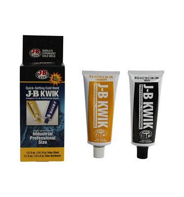 $49.95 • Buy JB Weld J-B KWIK Quick-Setting Cold Weld 2 Part Epoxy #8270