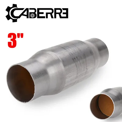 3'' Inlet/Outlet 2.5L Universal Catalytic Converter High Flow Stainless Steel US • $26.99