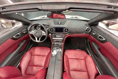 R231 7 PCS Mercedes Twill Carbon Fiber Interior Trim Kit SL400 SL450 SL500 SL550 • $2590