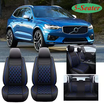 For Volvo XC60 XC40 XC90 Car Seat Covers Front&Rear 5-Seater Full Set PU Leather • $149.19