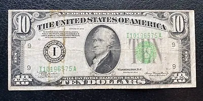 $10 Series 1934 FRN Circulated Minneapolis • $13.99