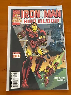 Iron Man 1 Bad Blood - High Grade Comic Book - B44-3 • $9.99