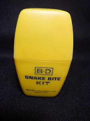 VINTAGE EARLY 80s B-D SNAKE BITE KIT ~ NEVER USED. • $15