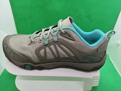 Merrell  ProTerra Vim  Women's Hiking Shoes Gray & Teal Size 8 • $29.74