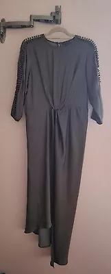 Sheike Women's Long Dress Dark Grey Size 12 • $40
