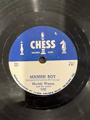 Muddy Waters Chess 1602 ‘Manish Blues’ E-/V+ Blues 78 RPM • $39