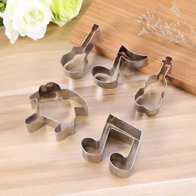  Stainless Steel Cookie Cutter Mold Musical Note Shape DIY Chocolate Moulds • $5.09