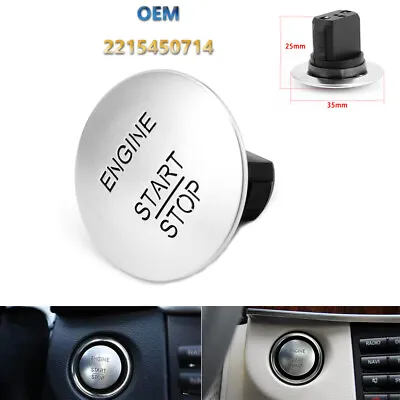 $6.99 • Buy Fits Mercedes Benz Push To Start Button Keyless Go Engine Start Stop Push Button