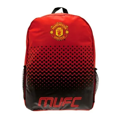 Manchester United FC Fade Backpack Birthday Christmas Gift Official Product • £22.99