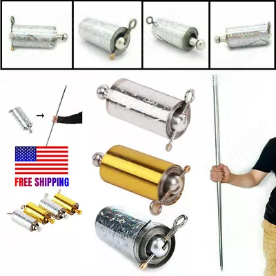 Magic Telescopic Portable Martial Art Metal Pocket Staff Pocket Magic 110-150 Cm • $10.61