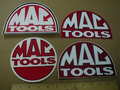 Mac Tools Tool Box New Licensed Racing Original Contingency Decal Sticker Lot X4 • $29.95