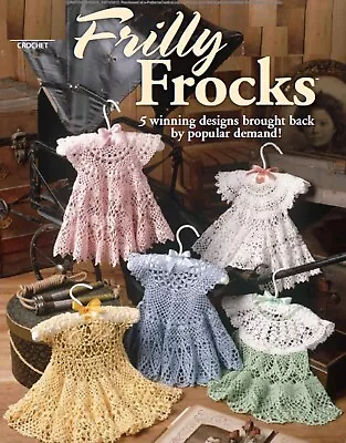 5 X Beautiful Baby Dresses Crochet Patterns  Newborn To 12 Months  Christening ! • £4.25