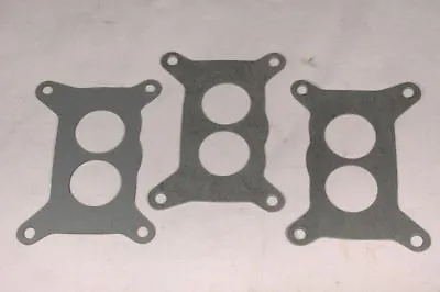 1969-71 Six Pack Holley  2 Barrel Carb  To Intake Gasket Set Mopar 3 Pc New • $8.75