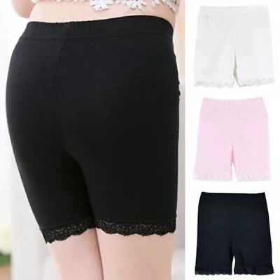 ^Kids Girl Lace Under Pants Shorts Underwear Underpants Cycling Safety Legging  • £4.09