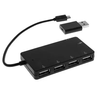 4Port Micro USB OTG Charging Cable Adapter Card Reader For • $9.23