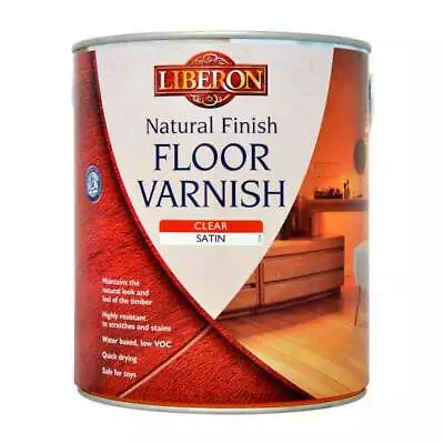 Liberon Natural Finish Quick Drying Wooden Floor Varnish 1L-2.5L • £21.99