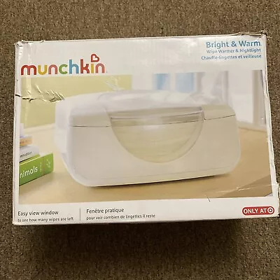 Munchkin Warm Glow Wipe Warmer White Open Box  • $15