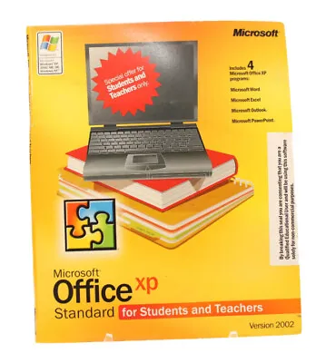Microsoft Office XP Standard For Students And Teachers V2002 For Windows W/Key • $6.49