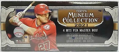 2021 Topps Museum Collection Hobby Box 4 Hits Factory Sealed • $389.90