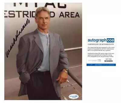 Mark Harmon  NCIS  Autograph SIGNED 'Leroy Jethro Gibbs' 8x10 Photo B ACOA • $125