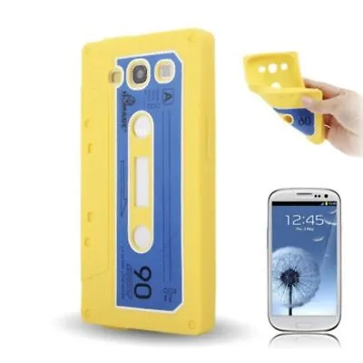 Silicone Cover Cassette Design Phone Case For Mobile Samsung I9300 Galaxy S3 • $13.84