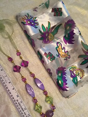 Mardi Gras Necklace And Scarf • $5.99