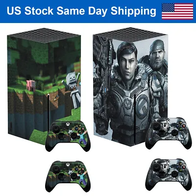 Vinyl Decal Sticker Full Cover For Xbox Series X Console & 2 Controllers Skin • $10.86