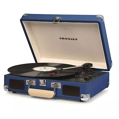 Cruiser Plus Bluetooth Turntable 3 Speed Blue Crosley • $215.25