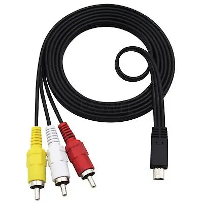 Mini USB To 3 RCA AV Audio Video Cable For Canon 5D Mark III 6D EOS 7D 60D T5i • $3.55