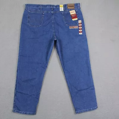 Wrangler Rugged Wear Stretch Relaxed Fit Jeans Men's Size 46x30 Blue Denim NEW • $22.99