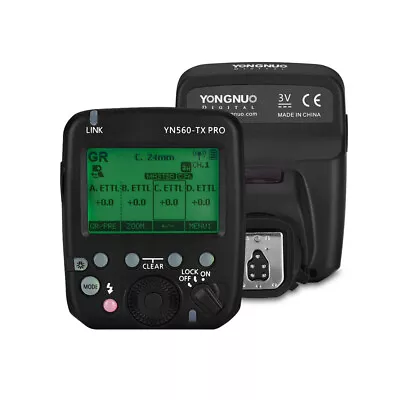 YONGNUO YN560-TX PRO 2.4G Camera Flash Trigger Wireless Transmitter For Canon • £76.99
