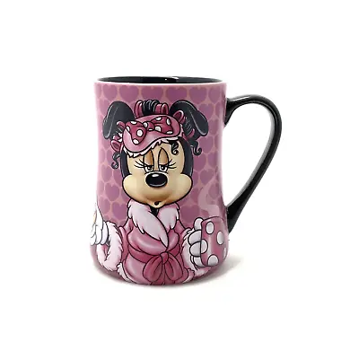 Disney Parks Mickey Minnie Mouse Mornings Aren't Pretty! Ceramic Coffee Mug Cup • $32.95