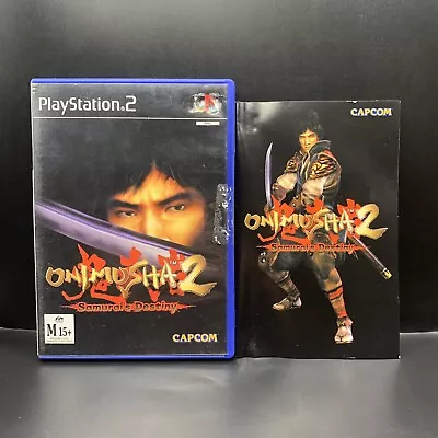 Onmusha 2 Samurai’s Destiny Case & Manual Only No Disc - Ps2 Playstation 2 • $6.99