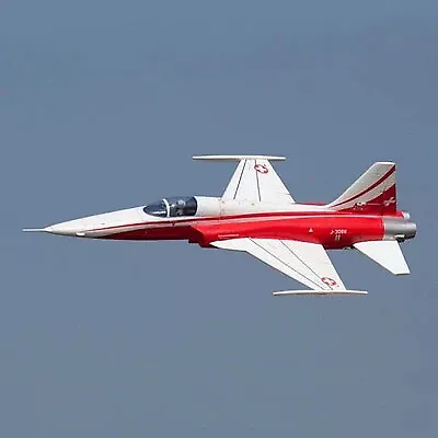 Freewing F-5 Tiger II Swiss Red High Performance 80mm EDF Jet EPO RC Plane Airpl • $579