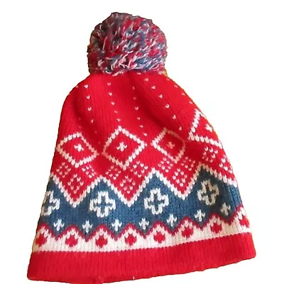 STOCKING CAP BEANIE Vintage 90s WIGWAM USA WINTUK ACRYLIC WINTER KNIT SKI • $16.20