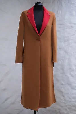 NEW Loro Piana Women Reversible Vicuna & Baby Cashmere Coat IT 40 $17K • $6950