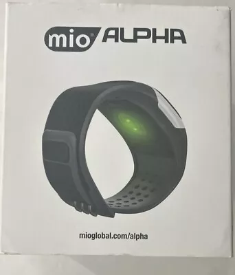 Mio Alpha Watch Black/White Bluetooth Heart Rate Sport Watch Like New Open Box • $25.72