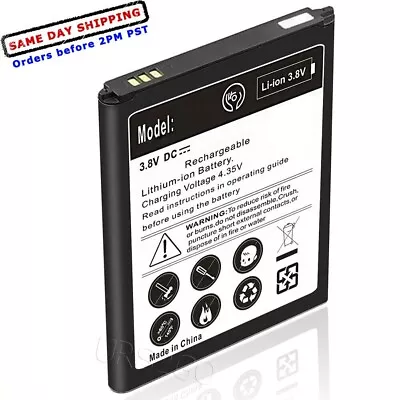 Displaceable 6500mAh High Quality Battery For Samsung Galaxy Note II CDMA N7100 • $14.82