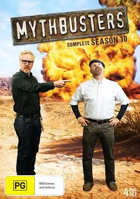 Mythbusters : Season 10 (DVD 2015  4 Discs ) Brand New! Region 4 • $19.99