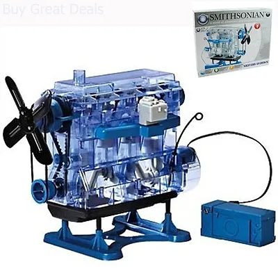 $44.99 • Buy Smithsonian Motor Works Gas Engine Model Kit Educational Toy Children Kids Hobby