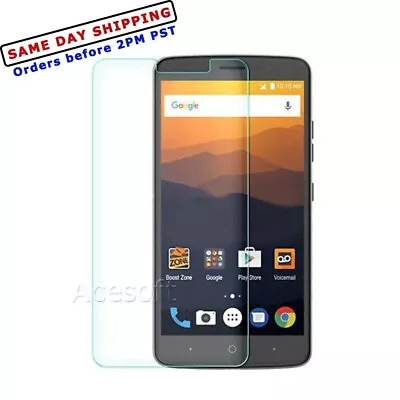 High Definition 9H Tempered Glass Screen Protector F ZTE Blade Max 3 Z986U Phone • $12.58