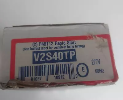 Advance V2S40TP Ballast (2) F40T12/12 Rapid Start • $29.50