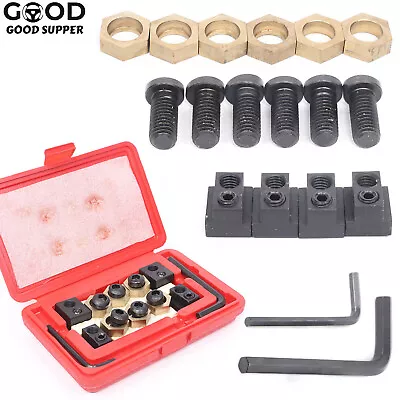 18Pcs Eccentric 5/8  T-Slot Clamping Kit 1/2-13 For Mill Drill Work Table • $41.80