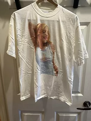 Vintage 2001 Madonna Drowned World Tour T-Shirt White Sz Large Music • $59.99