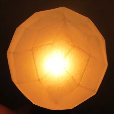 Antique Unusual Geodesic Christmas C9 Light Bulb Works 2.7  X 1.95  Opaque A • $20