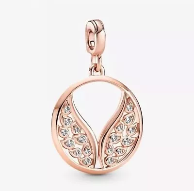 New Pandora ME Rose Gold Burning Wings Medallion Charm  • £38