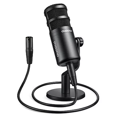 XLR Podcast Microphone Cardioid Studio Dynamic Mic For Vocal Recording Stre... • $55.30