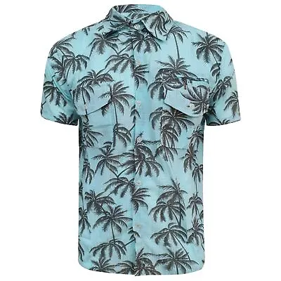 Mens Fashion Hawaiian Floral Shirt Short Sleeved Casual Summer Beach Top S-XXL • £9.99